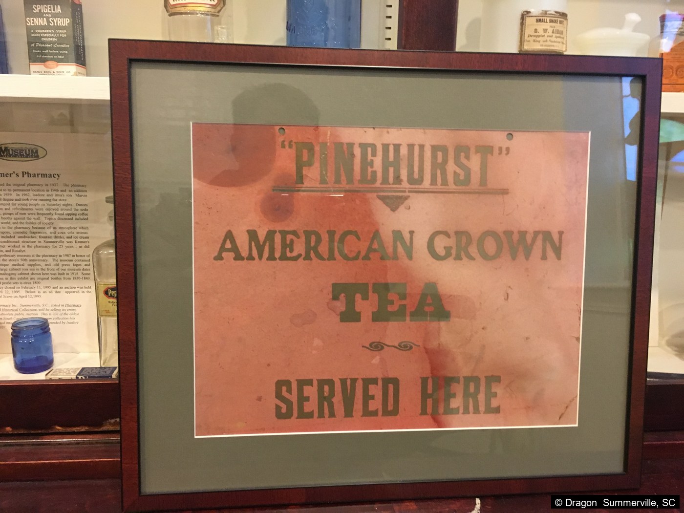 Pinehurst American Grown Tea Served Here
