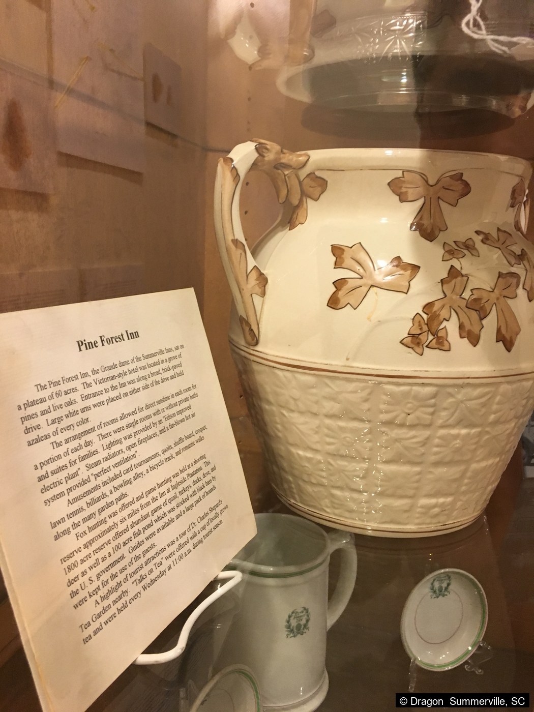 Pine Forest Inn维多利亚瓷器与展板