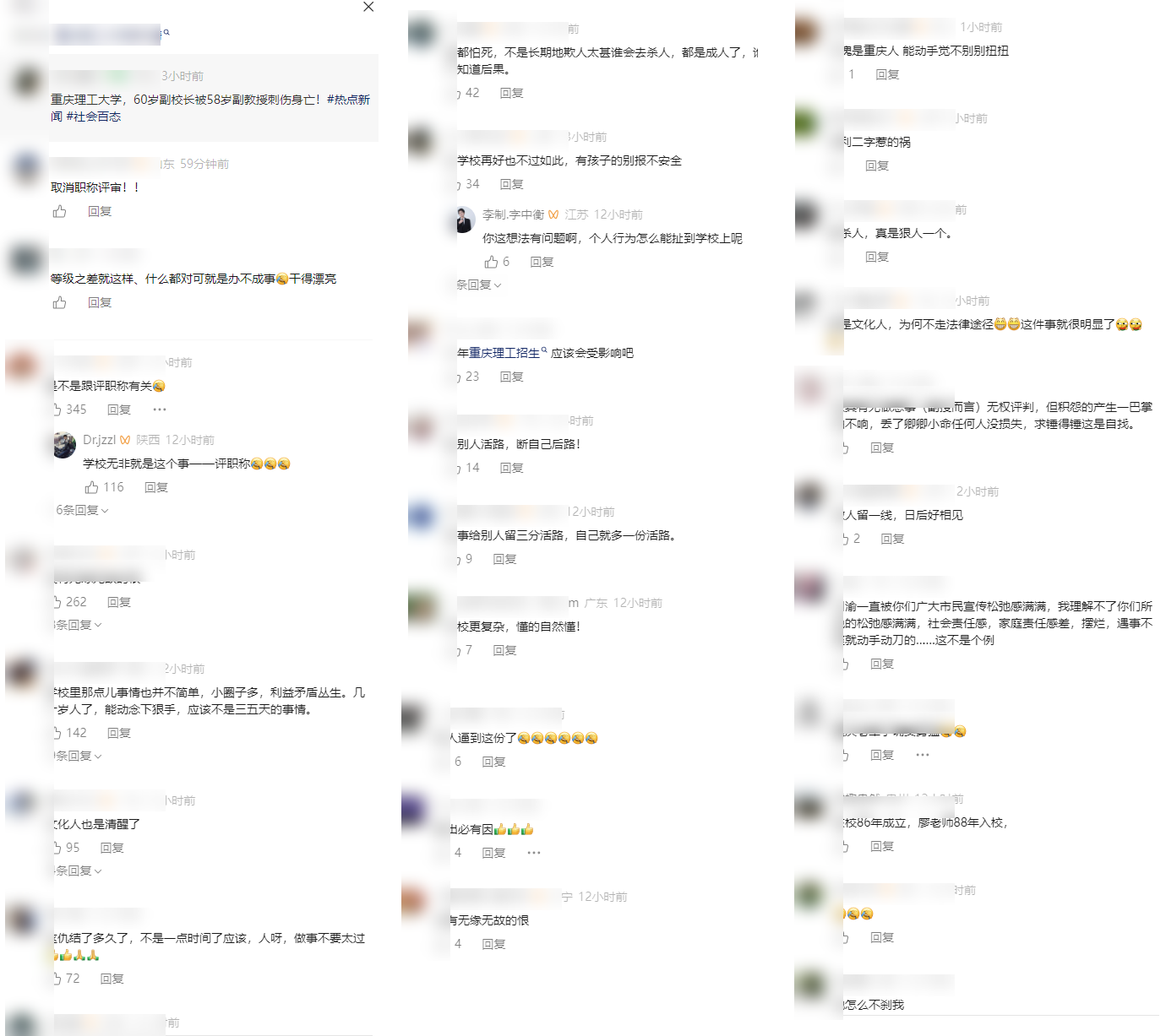 网络评论（已隐去头像与昵称）